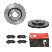 Brembo Bremsscheiben Ø280Mm + BremsbelÄGe Vorne FÜR Nissan Juke F15 Pulsar C13