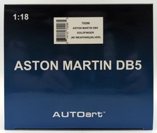 AUTOart 1/18 Aston Martin DB5 007 / Goldfinger Bond Car Completed Model 70296