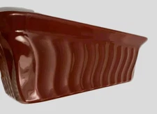 Paula Deen Loaf Pan 9×5" Dark Red/Cream Bakeware Casserole Dish Stoneware Baking