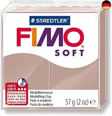 STAEDTLER 8020-87 ST 1 Fimo soft Block, Modelliermasse (ofenhärtend, weich und 