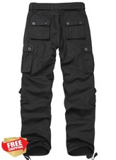 TRGPSG Women's Cargo Pants Casual Combat Cotton Camo Military