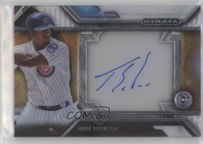 2016 Topps Strata Jorge Soler #SA-JS Auto 6u5