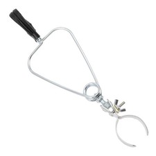 Aluminum Alloy Reptile Lamp Holder Durable Clamp Black for Heat Lamp Use