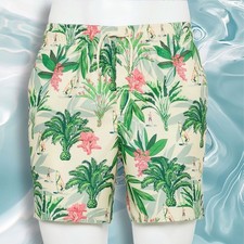 Laguna Swim Mens Volley Swim Shorts Quick Dry UPF 50 Liner Bathing Suit Sz XXL