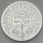 2019 Don’t Be Evil Silver Shield 1 Oz Silver .999
