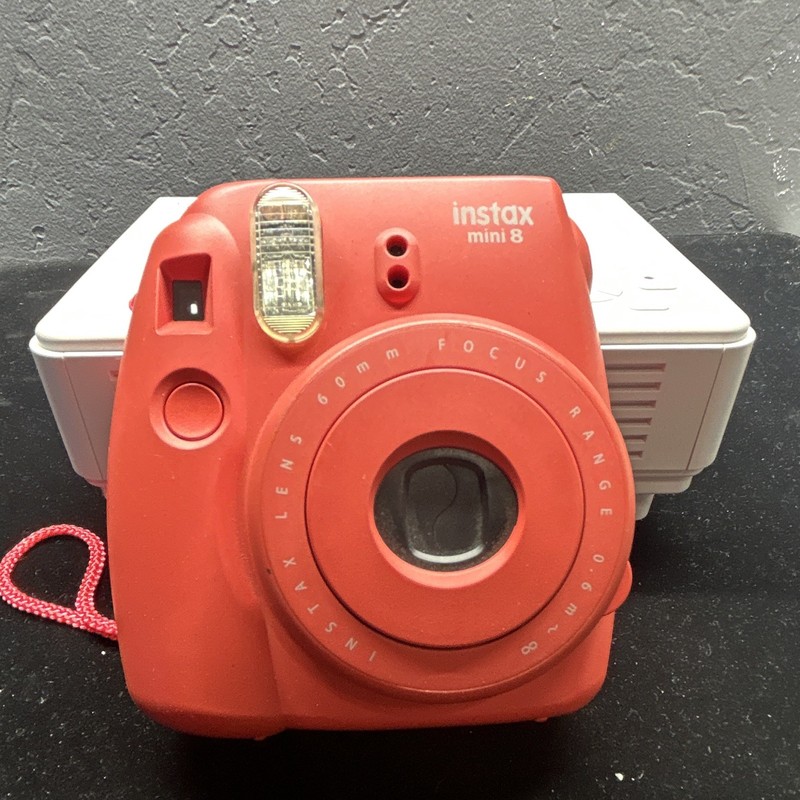 Fujifilm Instax Mini 8 Red Instant Film Camera - Instax Mini 8 Model