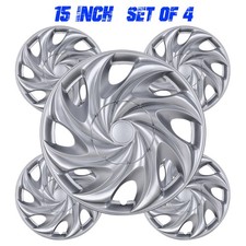 15 Set Of 4 Wheel Covers Snap On Full Hub Caps Fit R15 Tire Steel Rim
