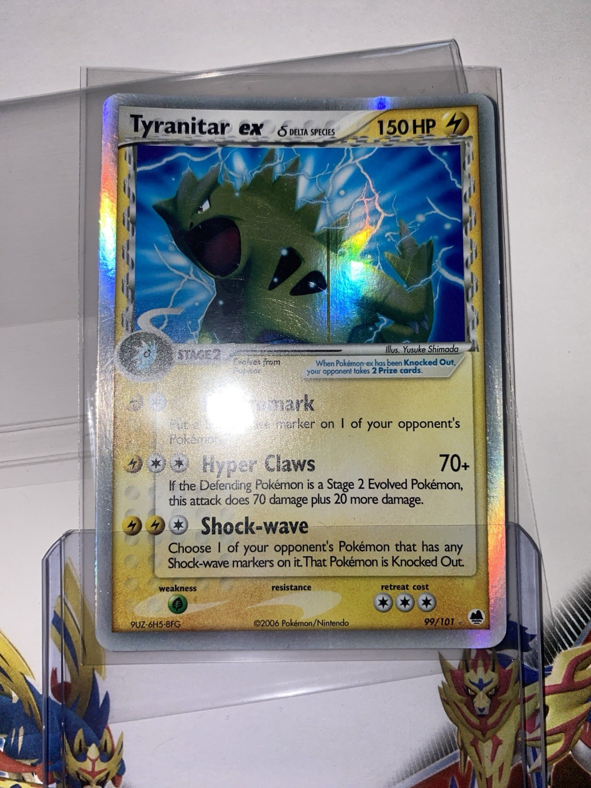 Tyranitar ex (DS) NM 99/101 Dragon Frontiers Holo Rare 2006