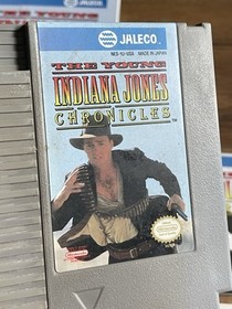 Young Indiana Jones Chronicles CIB Complete + Registration Nintendo NES
