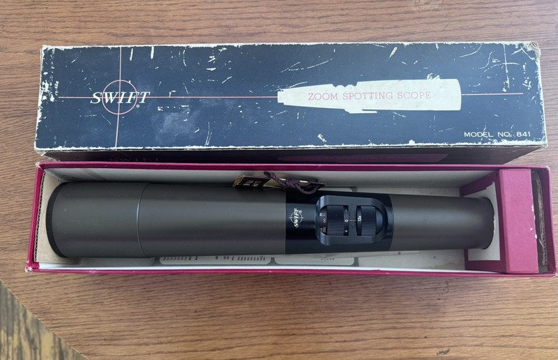 Swift Telemaster Mark II 15-60x 60mm Spotting Scope Model 841 w/ Box Papers