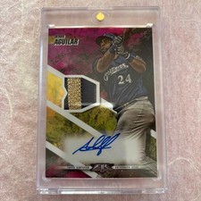 MLB topps Jesus Aguilar Auto Patch /10