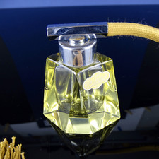 Art Déco bottiglia di profumo atomizzatore, cristallo vetro Perfume Bottle Boemia, 1930 ca.