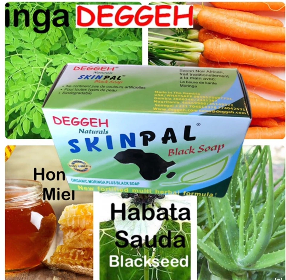 MORINGA Organic Herbal African Black Soap- 12 - Image 4 of 4