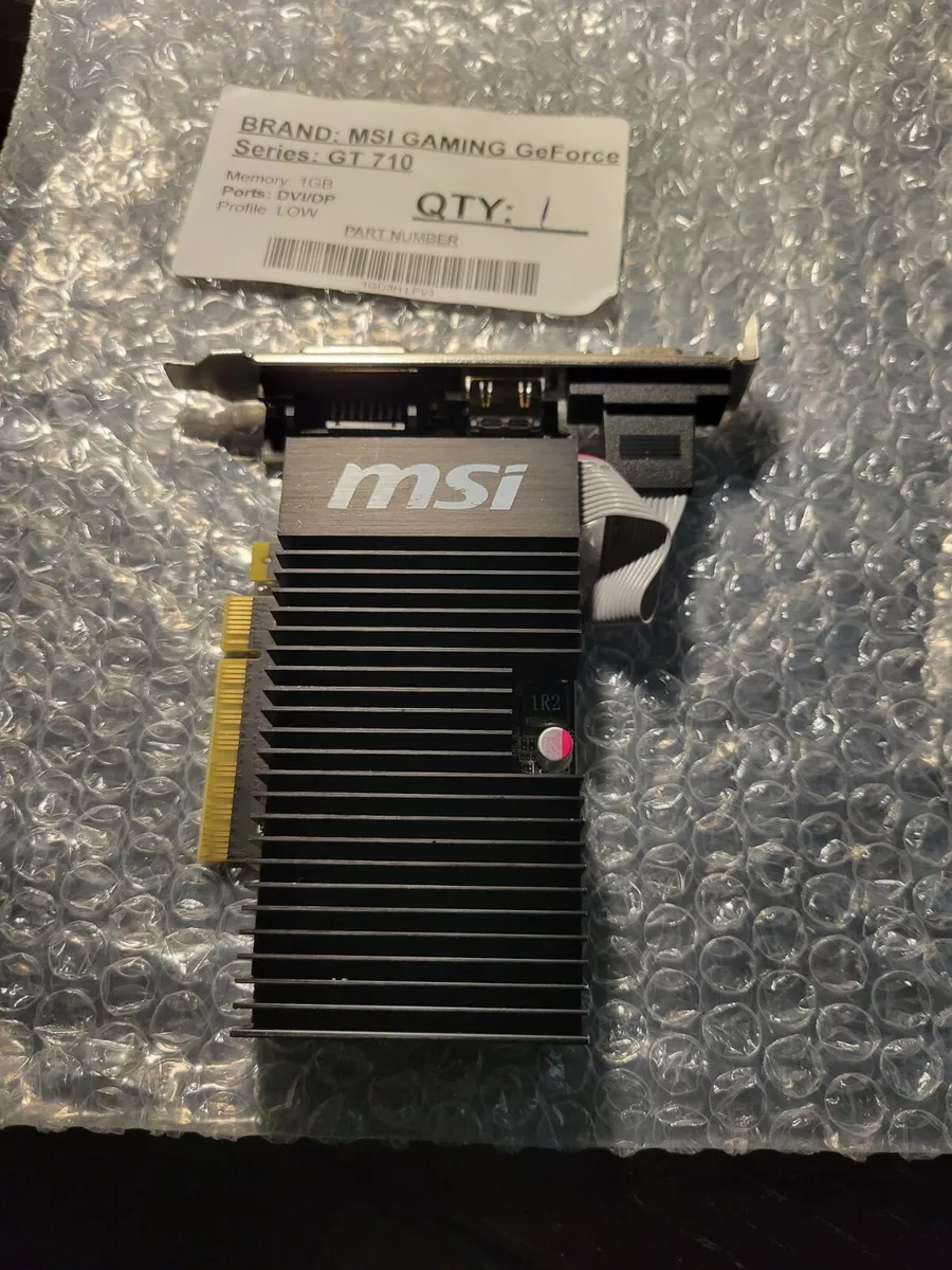 MSI GeForce GT 710 Low Profile Graphics Card 