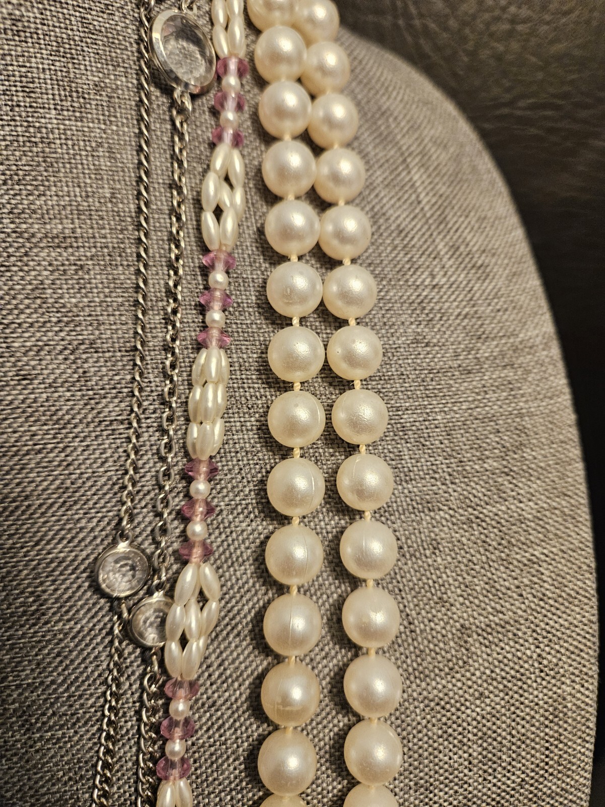 3 Vintage Assorted Statement Necklaces - image 6