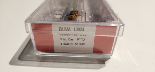 BLMA MODELS N Scale ACF F89 J 89' Flat Car PTTX #601466 - Picture 2 of 2