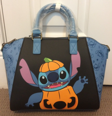 Loungefly Disney Lilo & Stitch Pumpkin Costume Satchel Bag New Loungefly Disney Lilo & Stitch Pumpkin Costume Satchel Bag  main image 3