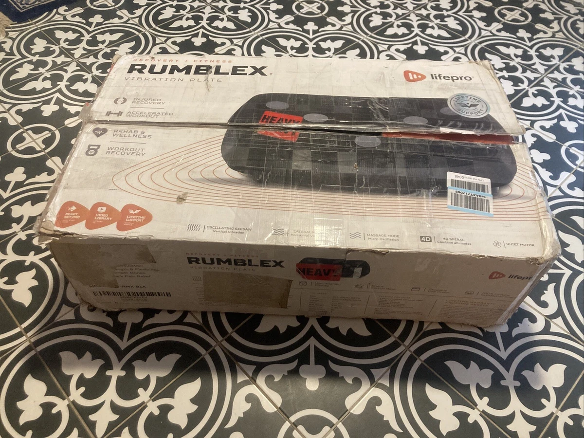 LifePro Rumblex 4D Vibration Plate Exercise Machine Triple Motor