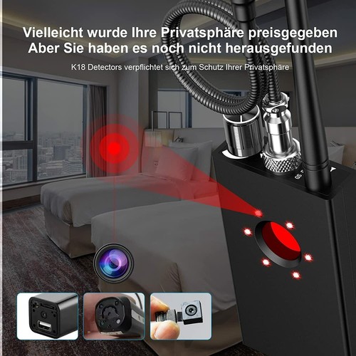 Wanzen Detektor, GPS Laser für GSM Tracker Abhörgeräte Funkkameras Wanzenfinder - Bild 10 von 12