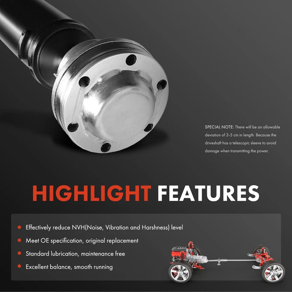 Conjunto de eje de transmisión trasero para Volvo XC90 08-11 3,2 L 4,4 L AWD 30783345 Foto 4 de 4