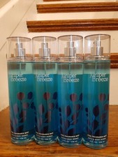 BATH AND BODY WORKS JUNIPER BREEZE BODY SPRAY MIST PERFUME LOT OF 4 NEW