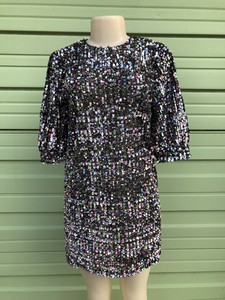 zara semi sheer dress