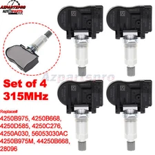 4X TPMS Tire Pressure Sensor For 2002-2017 Mitsubishi Outlander Outlander Sport