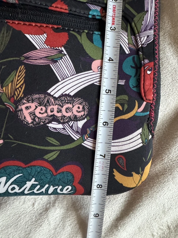 Sakroots Peace Print Black Zip Around Padded Tablet iPad Case NWT New - Image 4 of 4