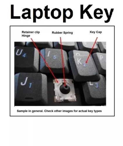 DELL Keyboard KEY - Studio 1555 1557 1558 PP39L