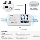 Wuloo 10Channel Call ALL FM Wireless Intercom System for Home Room 1Mile Talking