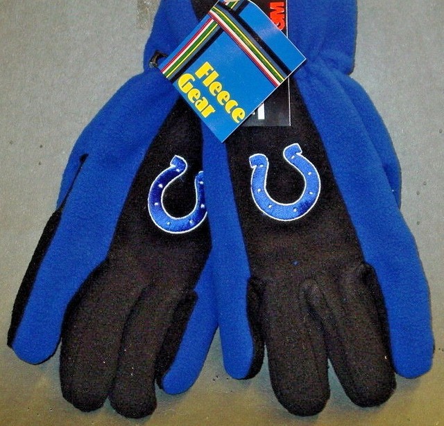 NFL Indianapolis Colts, Adult Fleece Winter Gloves, New eBay