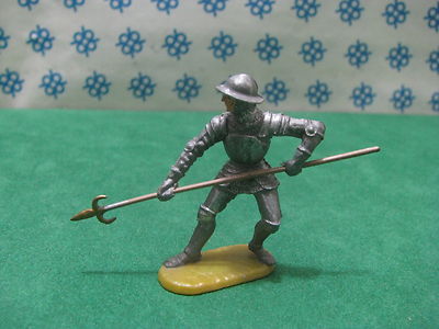 Vintage - Ritter Mittelalter 40 Mm. 1° Serie - Elastolin 8936 West Germany0