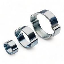 Double Ear Clamps O Clips Hose Pipe Clip Crimp Air Silicone Petrol Water Fuel