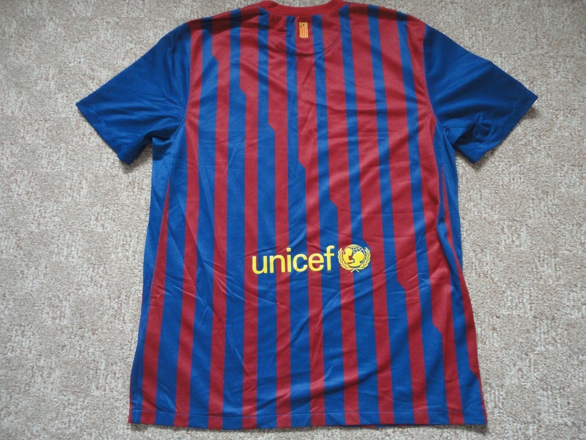 Authentic LFP Nike FC Barcelona FCB Blank Soccer Football Shirt