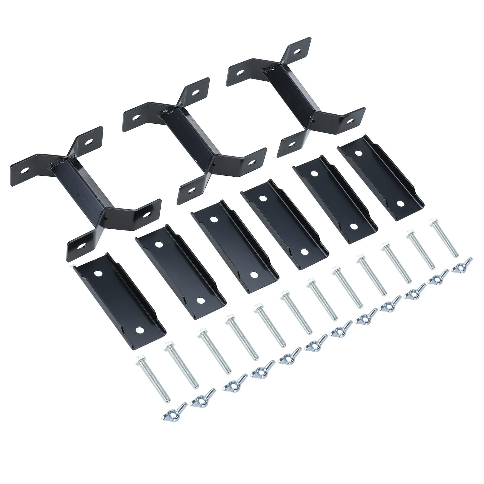 3Pcs Deck Umbrella Clamp,Stainless Steel Patio Umbrella Mount/Torch Mount Holder eBay