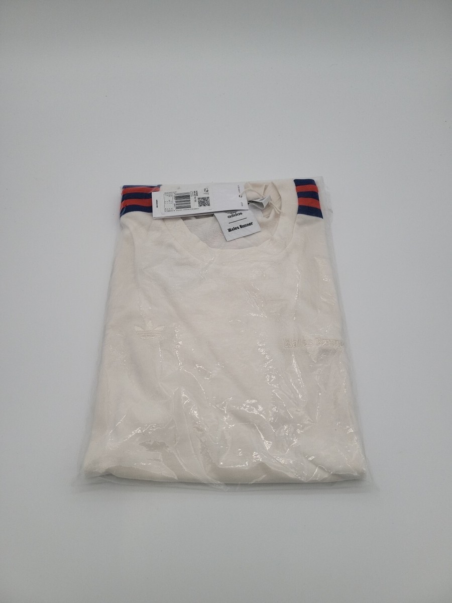 Adidas Wales Bonner Short Sleeve T-Shirt Size S - White Blue SS24