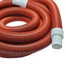 Puri Tech Professional 1.5 Inch x 50 Feet Long Heavy Duty Pool Vacuum Hose 1pk