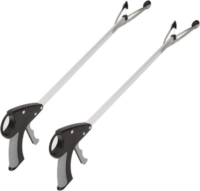 Suction Cup Grabber Reacher 32'' (2 Pack) - Elderly Grab It Reaching Pickup Tool 