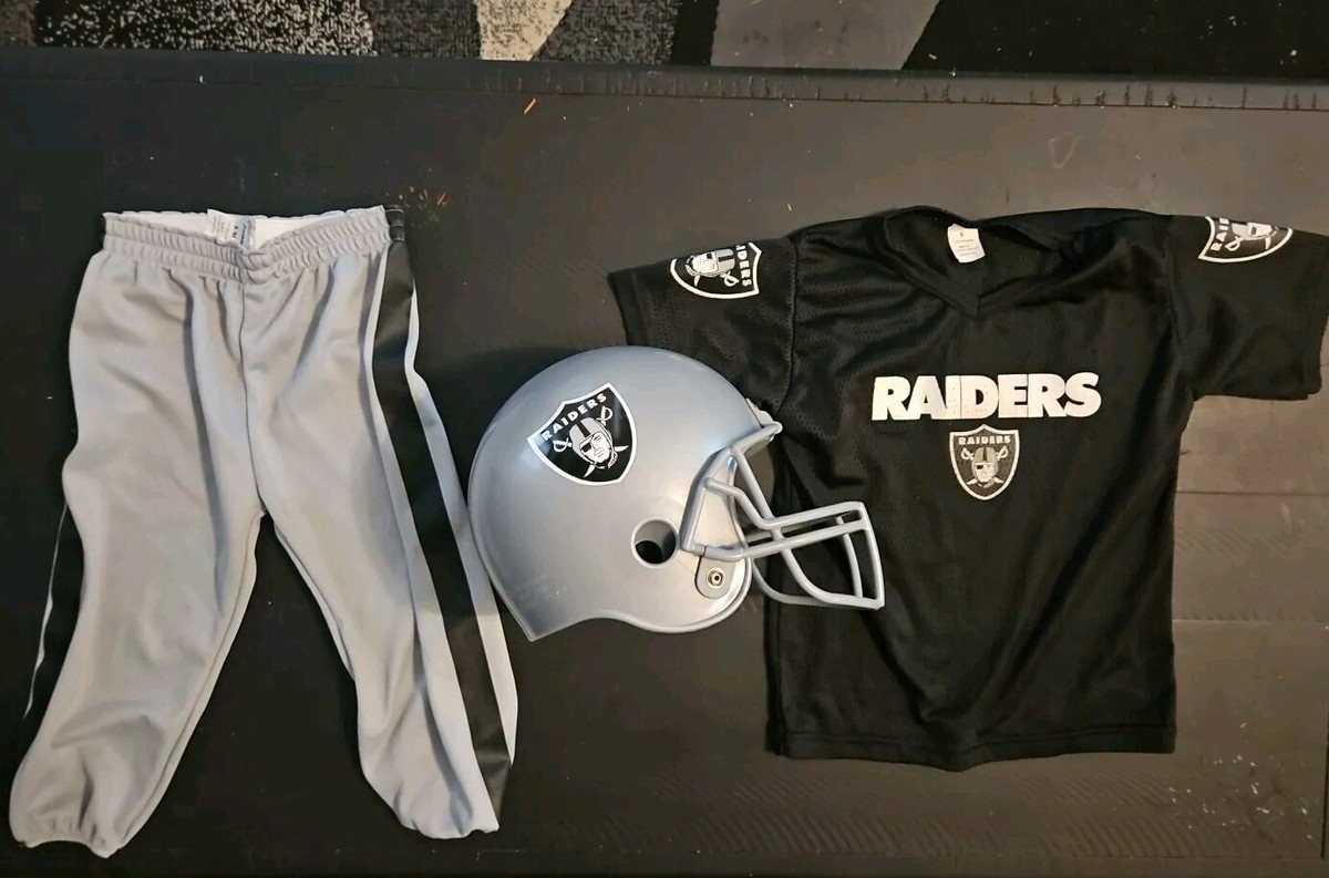 FRANKLIN SPORTS NFL RAIDERS YOUTH S FOOTBALL HELMET JERSEY