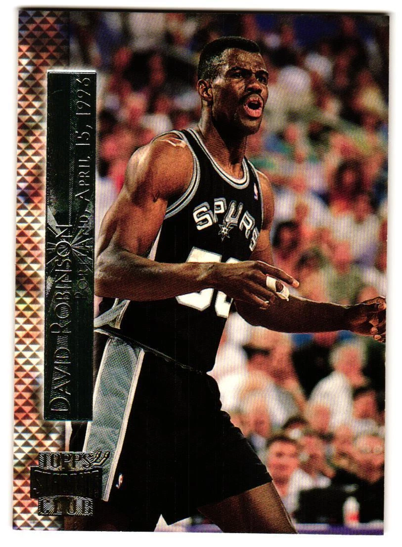 1996-97 Stadium Club David Robinson #SM8 Shining Moments