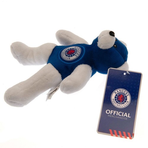 Mini oso de peluche suave Rangers FC en contraste mascota mercancía oficial - Imagen 4 de 4