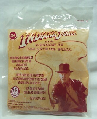 Indiana Jones Burger King 2008 Kingdom Of The Crystal Skull WHIP TOY NEW