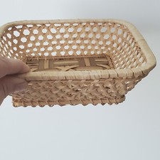 VTG Translvania Rustic Bread Serving Baskets Hand Made Sustainable Natural Straw
