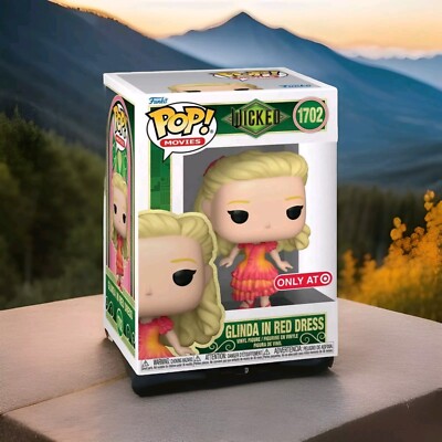 Funko POP! Movies Wicked GLINDA IN RED DRESS Vinyl #1702 Target EXCLUSIVE  FP124 | eBay