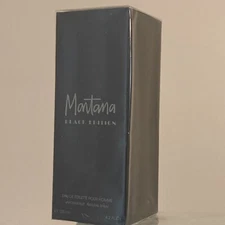 Montana Black Edition Pour Homme Eau de Toilette 4.2oz/125ml Spray NEW & SEALED