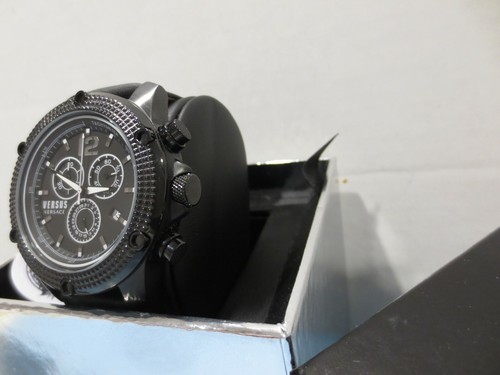 Versus by Versace Men's SOC090015 AVENTURA Chronograph Quartz Leather Watch - Picture 4 of 9