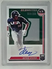 Jayden Hylton 2022 USA Baseball Stars & Stripes - AUTO RELIC (008/250) -