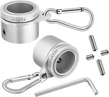 2pcs Flag Pole Ring Aluminum Alloy for 0.75-1 in  Pole 360° Rotating Tangle Free