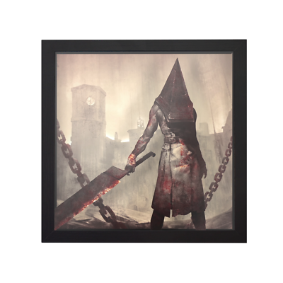 Quadro Decorativo Pyramid Head Silent Hill Playstation 30x42