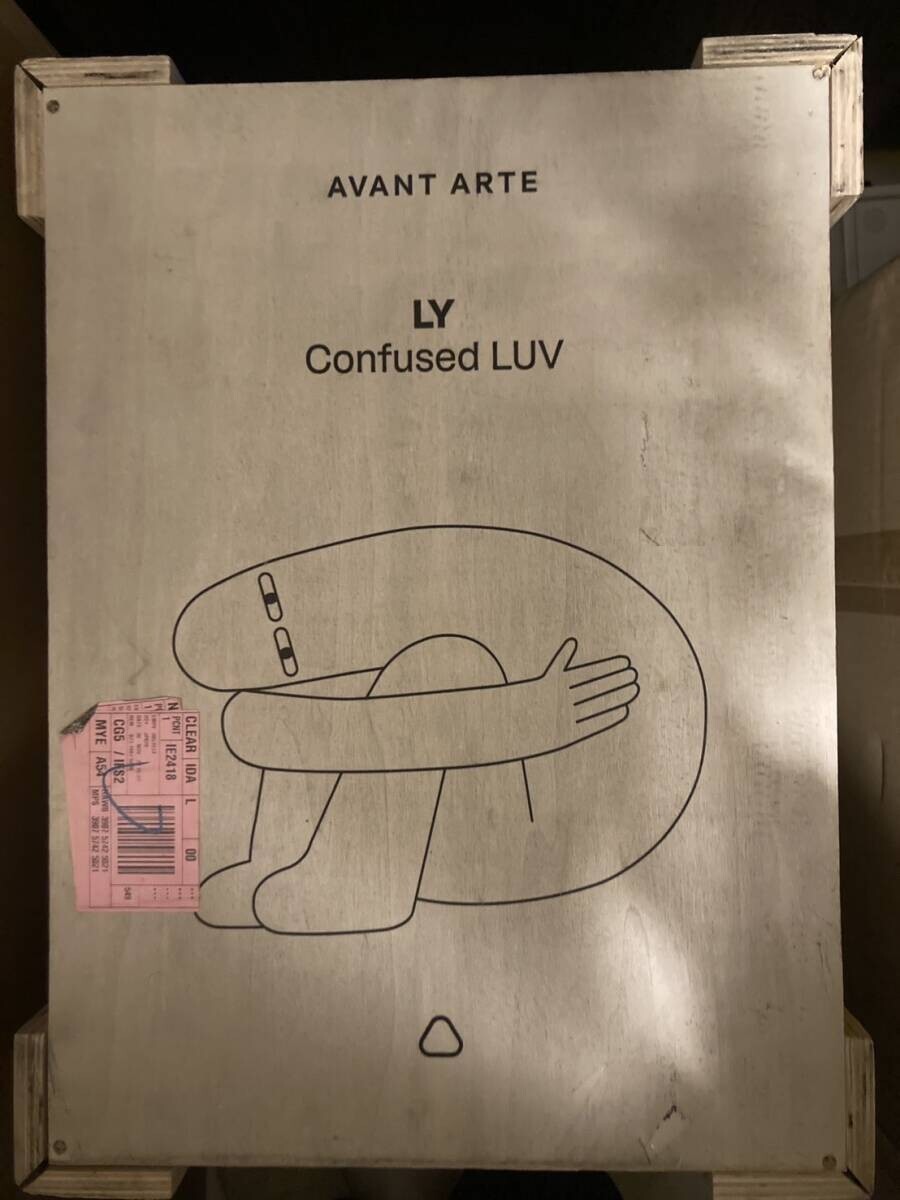 LY Painter ED10 Authentic Bronze Artwork with COA Confused LUV